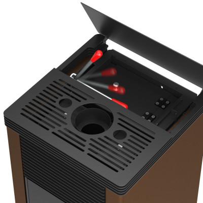 Isola, poêle à granulés sans carte électronique et en pierre naturelle