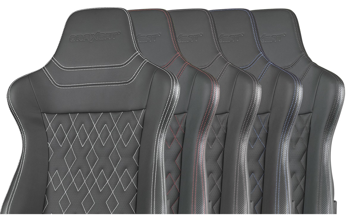 Fauteuil de bureau confortable et réglable - Inclinaison du dossier jusqu'à 160° - ORAXEAT XL800 Bleu - Réf : ORX_XL800_BKBLU_4