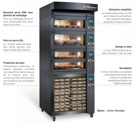Four à sole EBO - Fours Fringand - facilité d'utilisation, sécurité renforcée et économie d'énergie_4