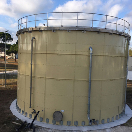 Réservoir boulonné d'eau potable - Résistance aux conditions climatiques à vide - BLUE TANK_4