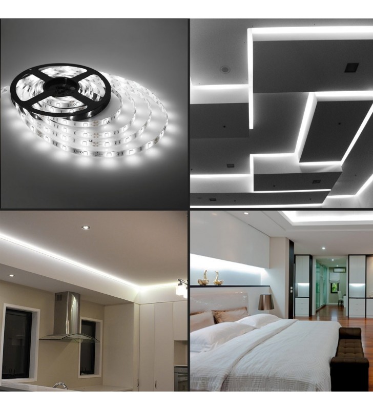 Ruban éco LED 24V - 20W - 5m - IP20 intérieur - Référence RUB24V240ECO4K - 240 LED/m - Blanc chaud, naturel et froid_4