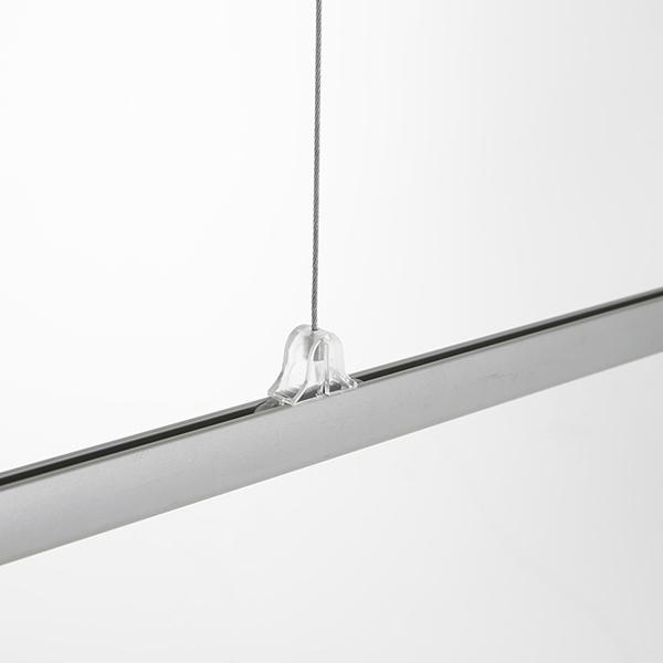 Cloisons translucides Écran Protec Susp. Transparent H 70 x L 150cm + 2 câbles 200 cm - Réf : 490732 - Poids 1,5 kg - Réglable avec câbles acier inox_4