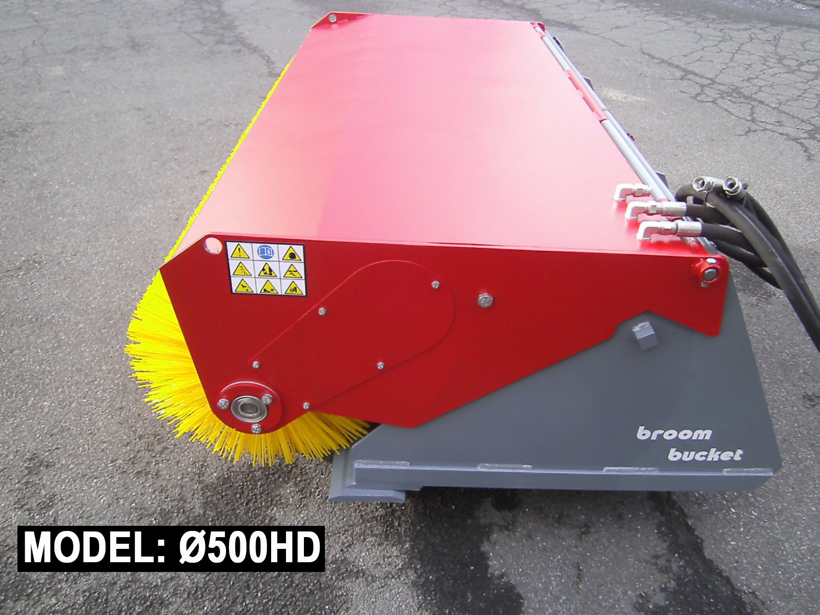 Balayeuse couvercle ouvert renforcée - Attec - moteur et système d'entraînement intégrés pour usage intensif_4