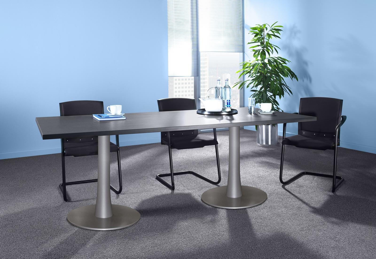 Table conférence IDEA - 4 à 14 places - ovale, ronde, tonneau, electrifiable_5