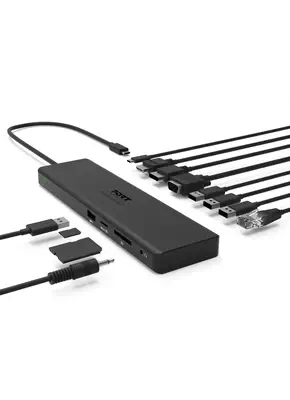 Port Designs 901906-W station d'accueil Avec fil USB 3.2 Gen 2 (3.1 Gen 2) Type-C Noir_4