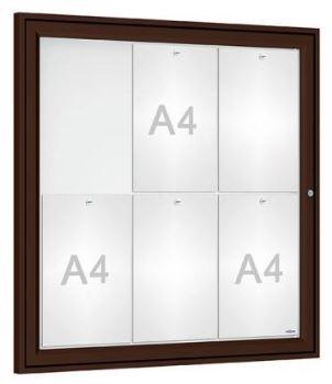 Vitrine extérieure Tradition peinte - simple face - de 2 à 18 A4_4