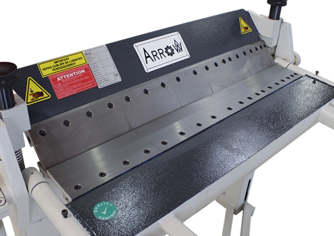 Plieuse à tablier manuelle ARROW - Modèle PMA 2020x1.2 - Lames segmentées, pliage 135°, capacité 1,2 mm acier_4