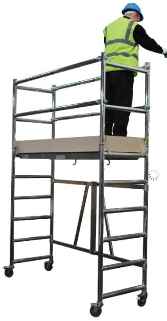 Échafaudage bas niveau Klikfold - Euro Towers - Unité manoeuvrable et compacte_4