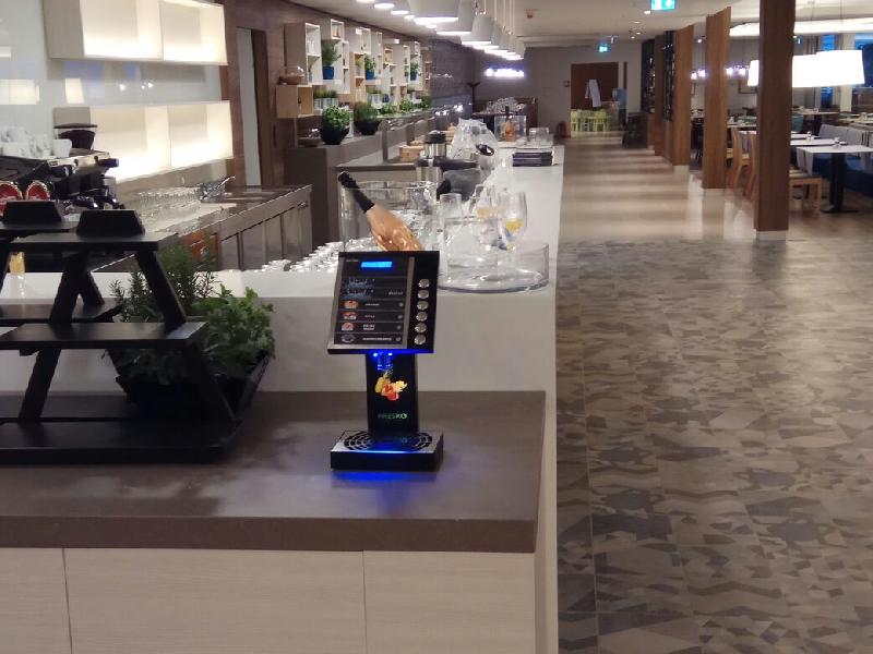 Distributeur de jus professionnel Horeca - Fructomat - 2 à 6 produits, versions CO2, Hot & Cold, Eco, avec écran JUICI_4