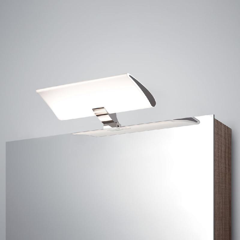 Spot LED pour miroir de salle de bain Aries - AC 230V 50Hz - Finition chromée - IP44 - 599 lm - Blanc froid 5700K_4