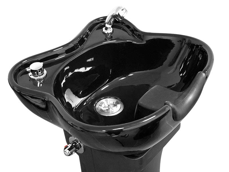 Bac à shampoing avec fauteuil électrique 2 sections pour salon de coiffure - 1106-hz-32845-allbk_4