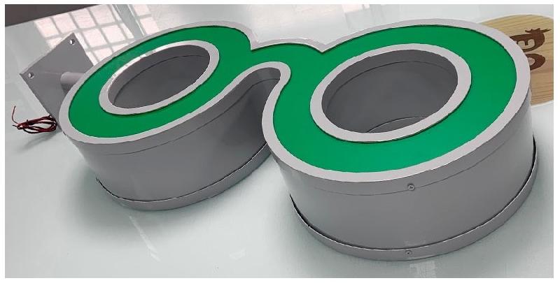 Enseigne drapeau optique LED - Éclairage programmable et garantie 3 ans_4