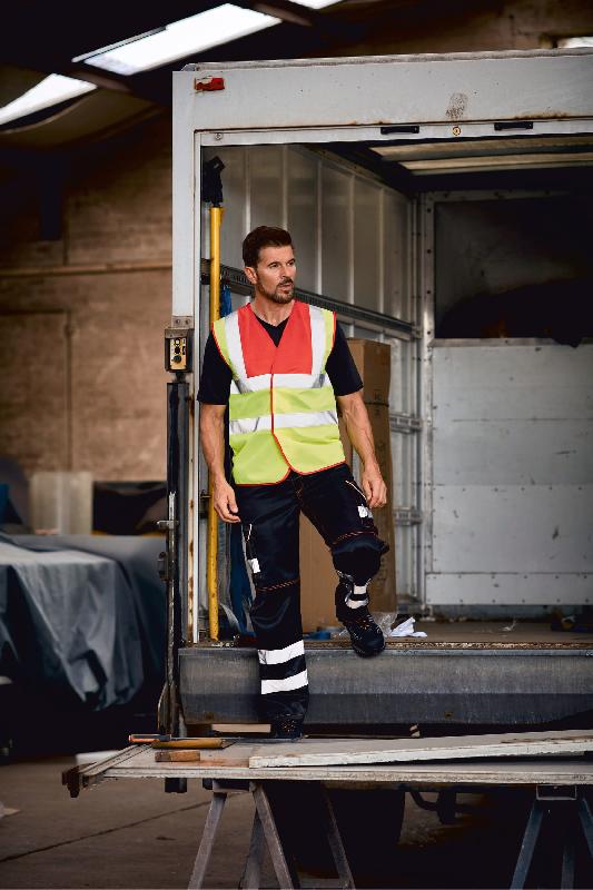 Gilet haute visibilité - Réf: YHVW100 - Polyester, bandes réfléchissantes et norme EN ISO20471:2013_4