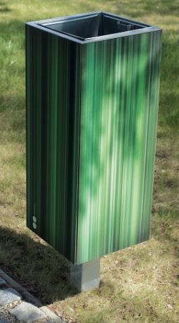 Nanuk - cendrier corbeille MMCité 1 a.S. - conception intelligente en bois, métal ou acier avec couvercle optionnel_4