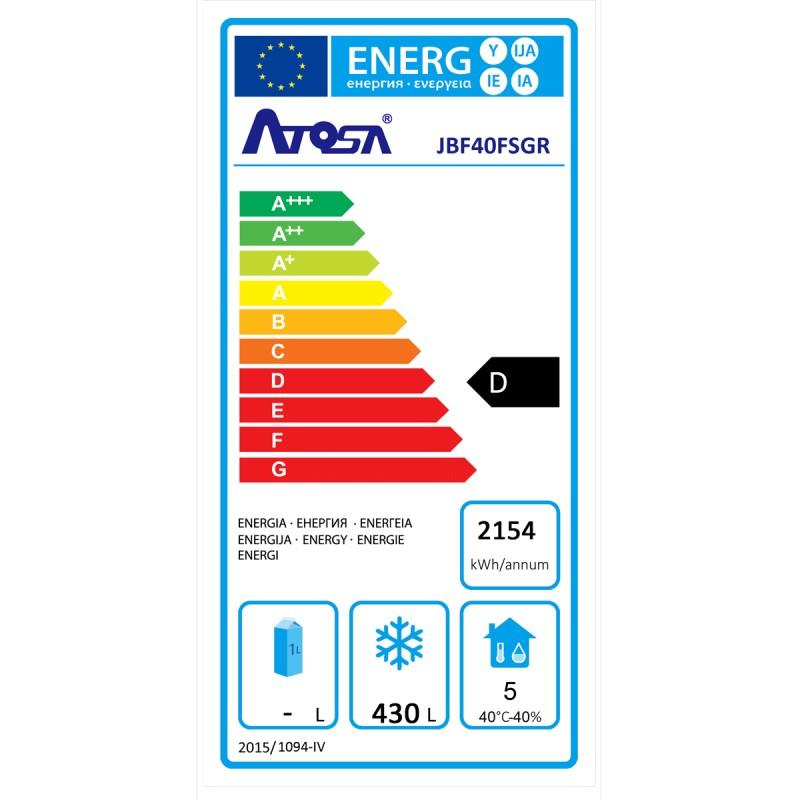 Armoire emboutie négative 1 porte GN2/1 AISI430 ICE40FSGR Atosa_4