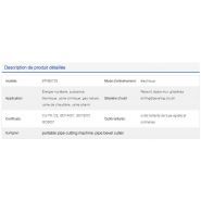 SFM6072E - Coupe industrielle Bohyar - Électrique - Diamètre jusqu'à 2100mm et épaisseur 100mm_4