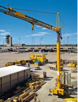 Grue à montage rapide Liebherr conforme à la norme EN 14439