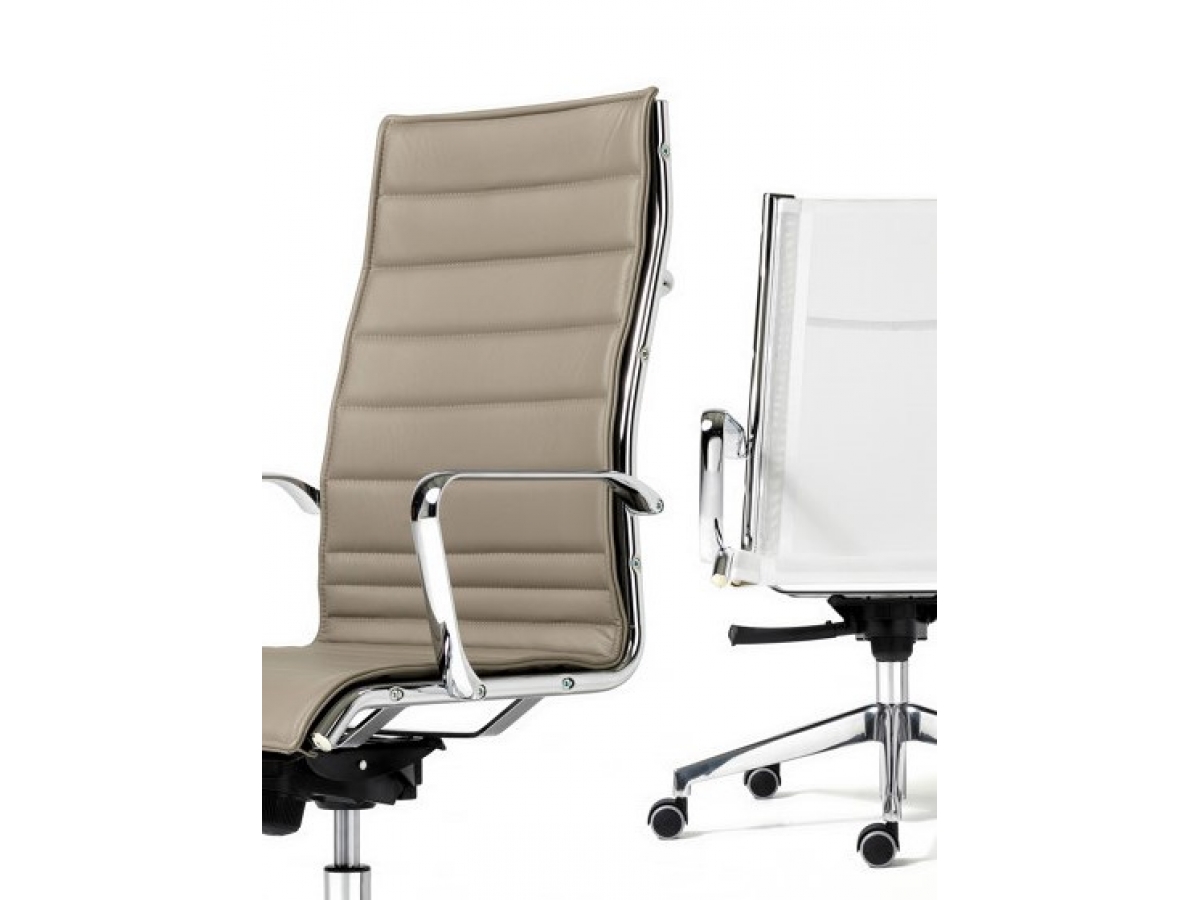 Fauteuil de direction raffiné et élégant - AUCKLAND - résille ou revêtu avec dossier haut ou moyen_4