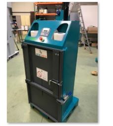 Presse à balles générant des balles de 700 x 600 x 630 mm