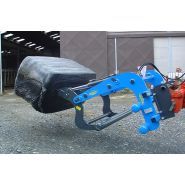 Pbc - pince mixe pour balles enrubannees et autres - atelier robert sa - 3 dents forgées de 45 mm de diamètre - 1,40m largeur des mâchoires_4