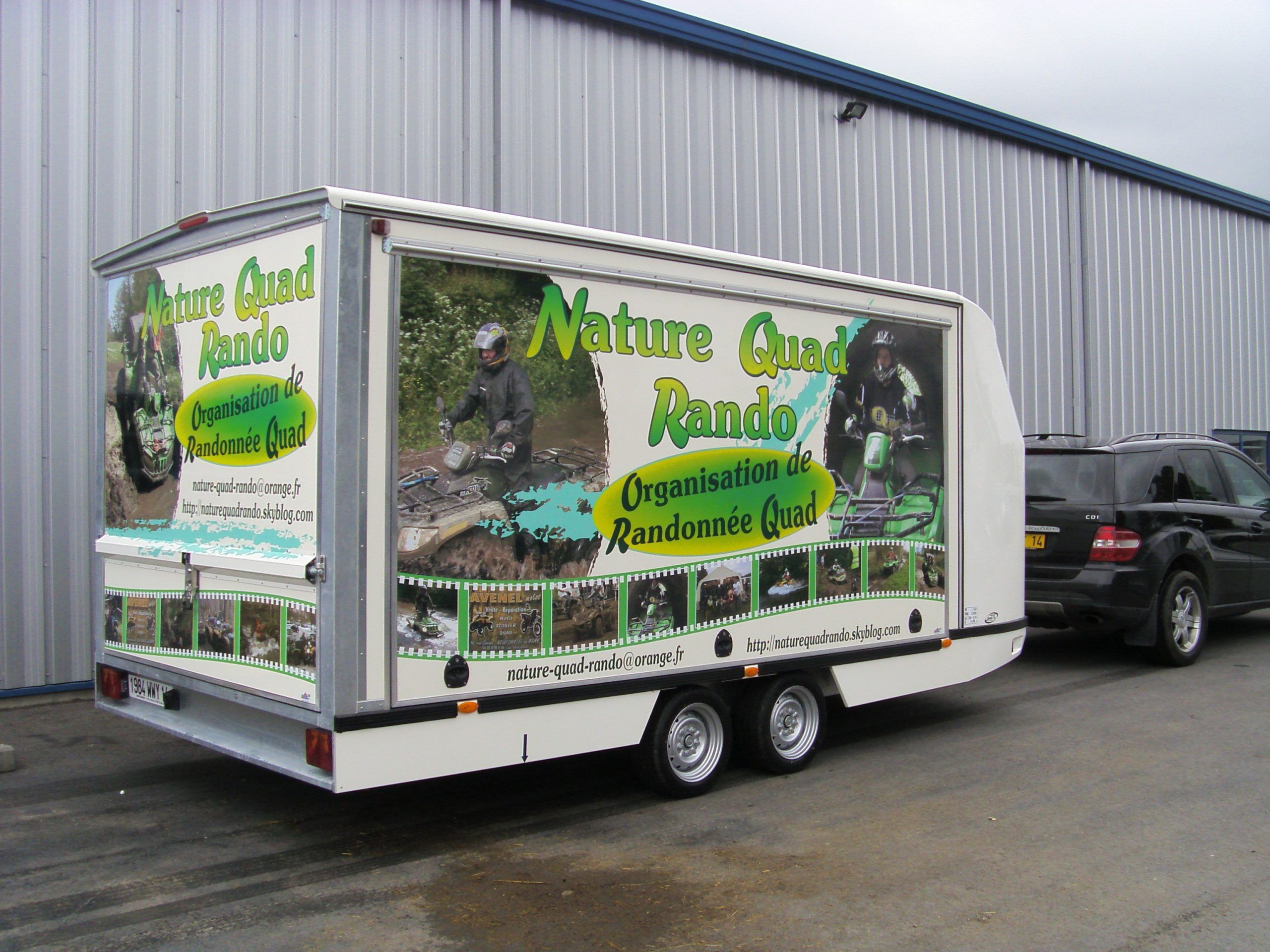 Remorque professionnelle Wilsud avec plancher CP marine antidérapant