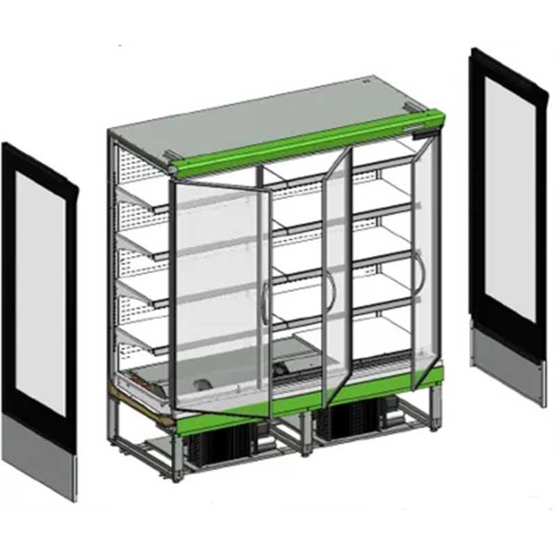 Vitrine réfrigérée murale libre service pour supermarché - 770 L | Tefcold - EXTRA1250CD_4