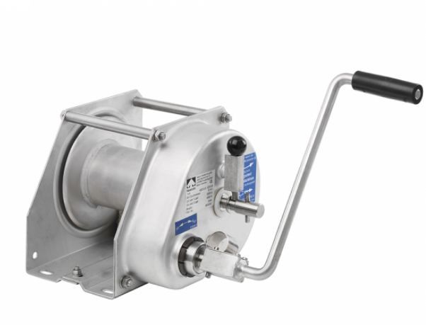 Treuil manuel compact adapté aux charges jusqu'à 2000 kg