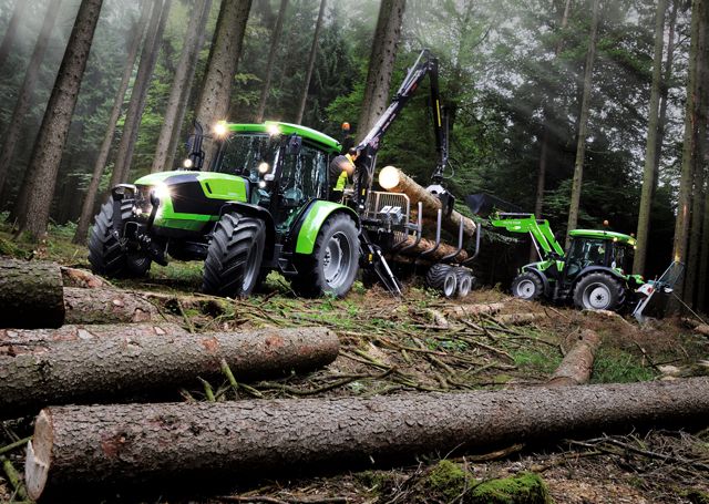 Série 5G Deutz Fahr avec cabine confortable et puissance hydraulique élevée