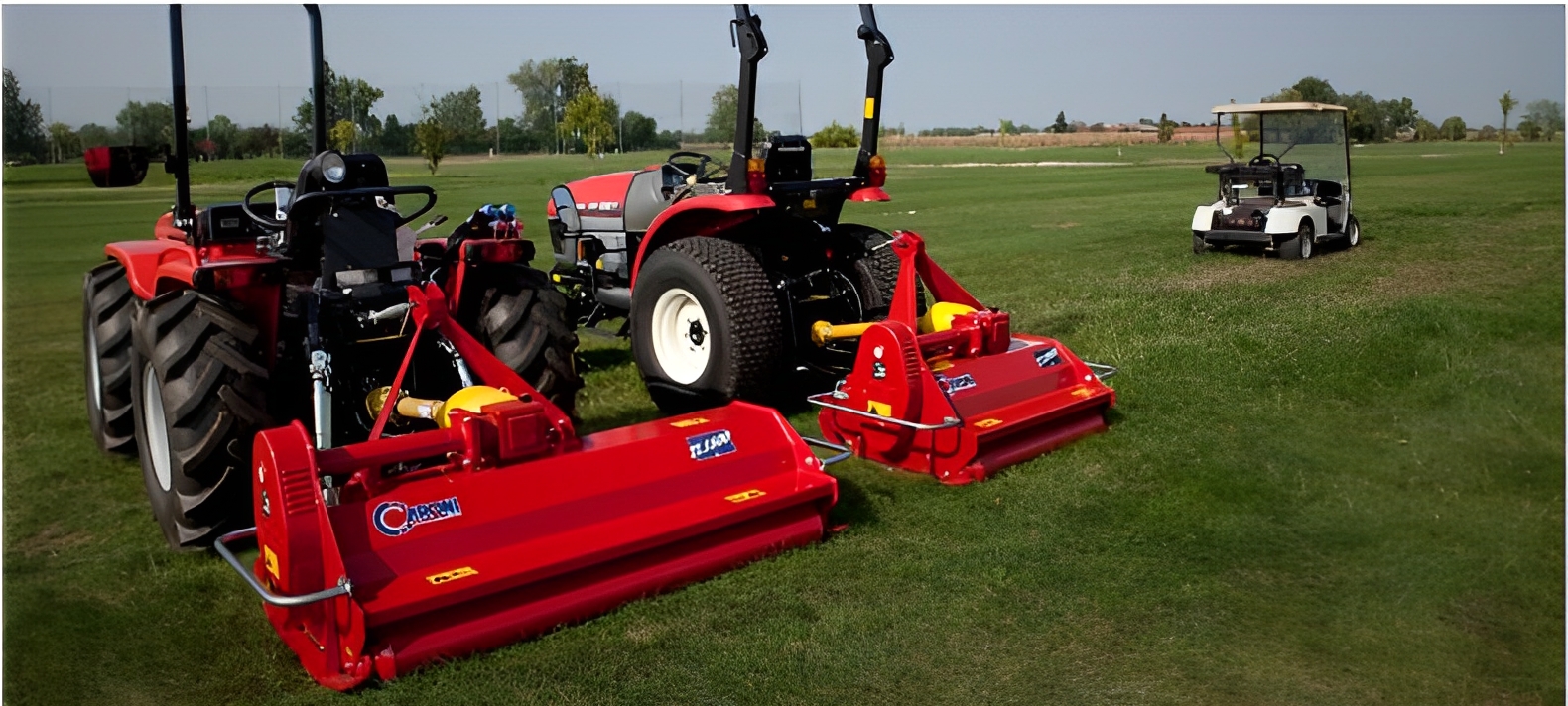 Broyeur forestier Caroni avec transmission à courroies trapézoïdales