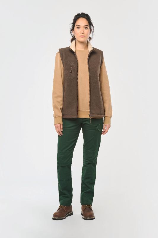 Pantalon de travail multipoches femme - Réf: WK741 - 60% coton / 40% polyester - Zéro métal - Genouillères adaptables - WK. Designed To Work_4