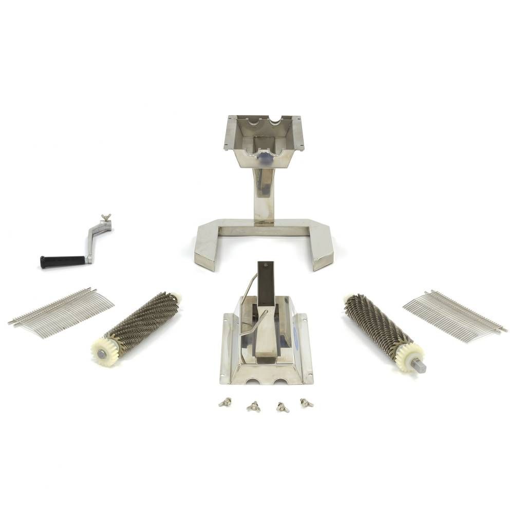 Attendrisseur de viande - Maxima - professionnel en acier inoxydable avec rouleaux de 37 lames - viande jusqu'à 175 x 25 mm_4