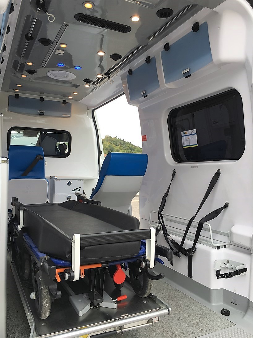 Ambulance type B conforme à la norme EN1789
