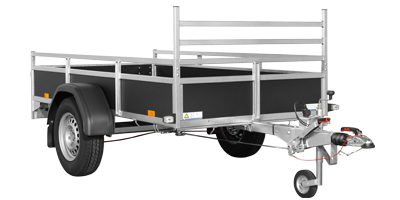 Remorque bagagère freinée - 2,55 X 1,33 M - 1300 KG - SARIS CLASSIC WOOD BMG135_4