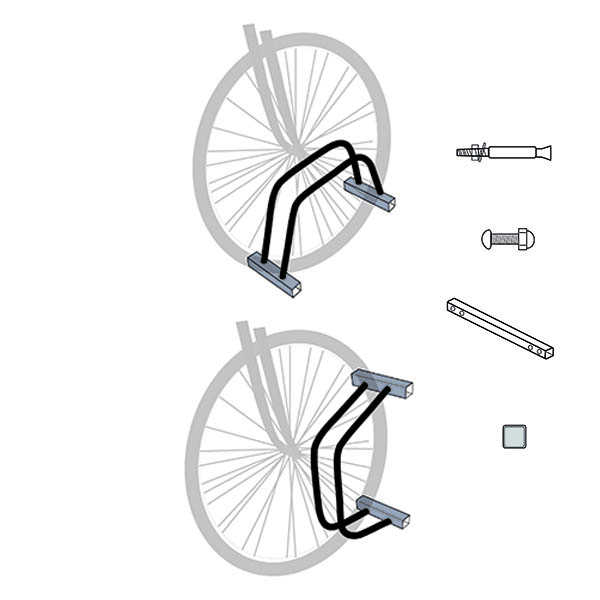 Support 1 vélo extensible ECO Réf : 226201_4