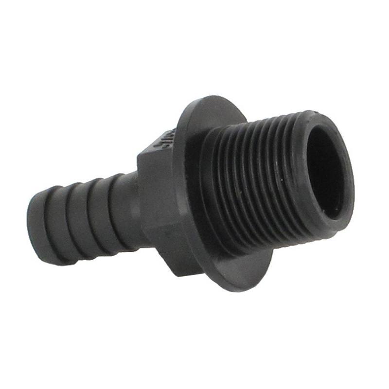 Raccord annelé - Droit - M 3/4