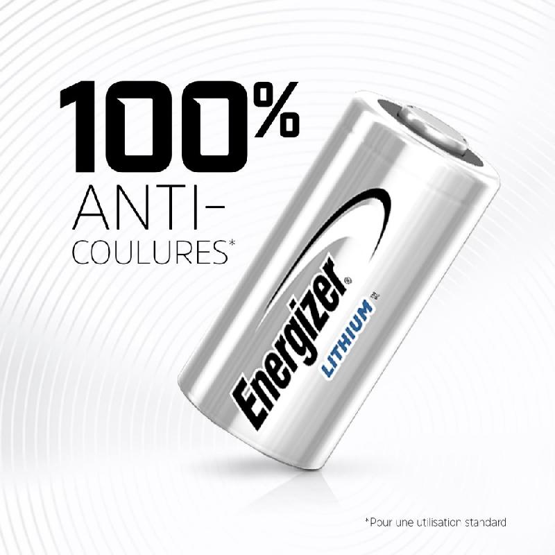 Pile lithium CR123 - 3V - 1500mAh - ENERGIZER - Usage intensif et appareils photo_4