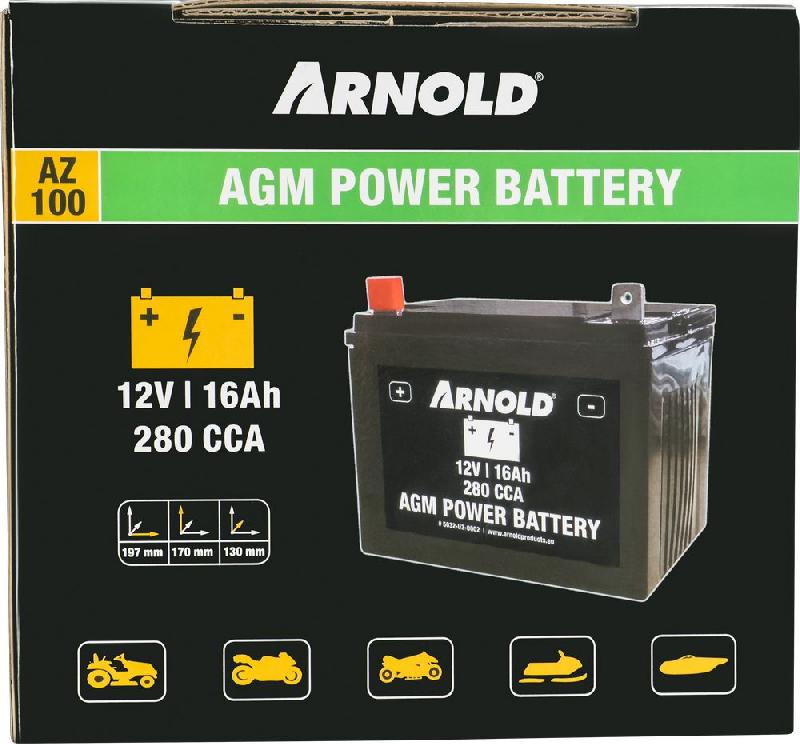 Batterie AGM 12V 16Ah - Batterie de démarrage pour tracteur tondeuse_4