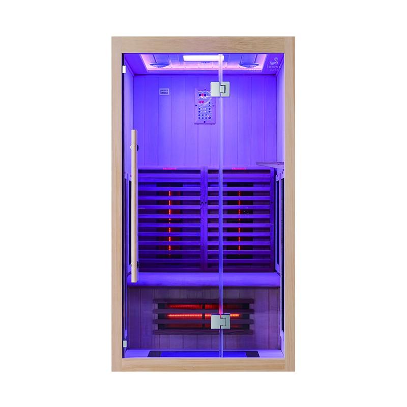 SAUNA INFRAROUGE BOREAL® SIGNATURE - 110 À SPECTRE COMPLET - 110X110X205_4