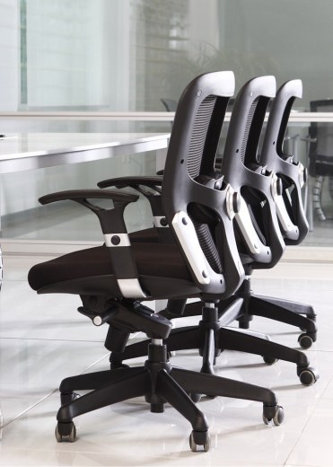 Fauteuil de bureau BATZ - Résille couleur - Soutien lombaire réglable - Référence 6392 FR206_4