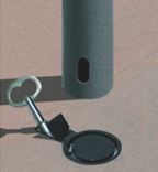 Kit d'amovibilité SERRUBLOC pour barrières de ville PROCITY - Acier galvanisé anticorrosion avec verrouillage clé triangle_4