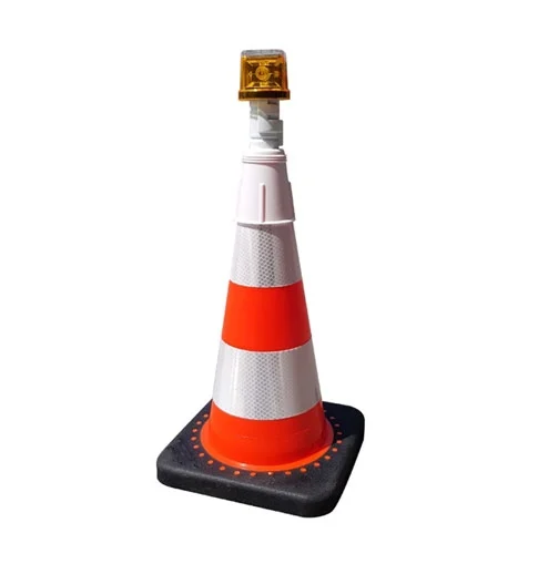 Feux Flash solaire pour cône_4