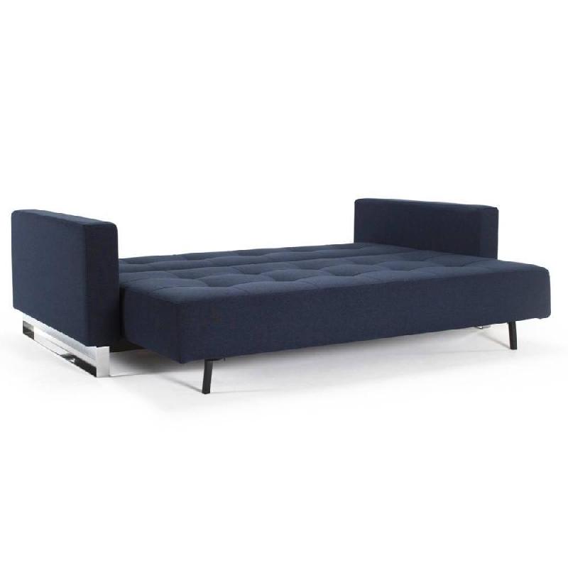 Canapé convertible design Cassius Deluxe Excess Mixed Dance Blue - Innovation Living - Couchage 155x200 cm_4