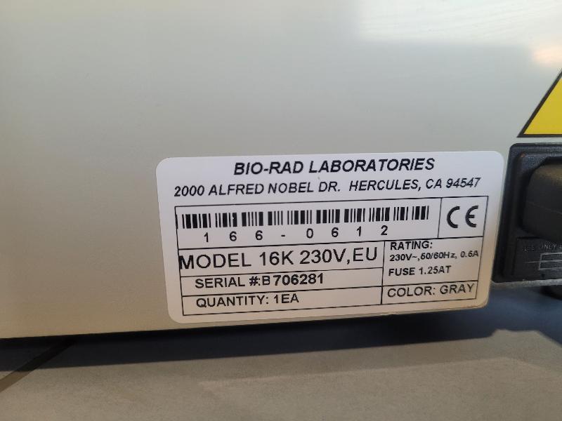 Microcentrifugeuse de table à grande vitesse BIO-RAD 16K_4