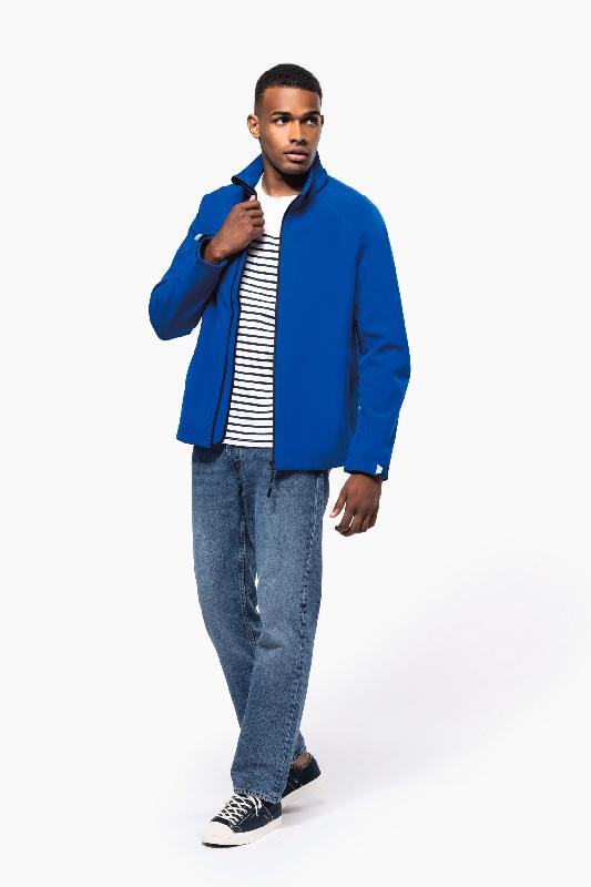 Veste softshell homme à capuche amovible - Kariban - Réf: K413 - Respirante, imperméable et micropolaire_4