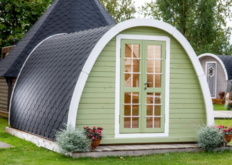 Pod IS3 isolé 3.2x5.80m pour hébergement ou bureau