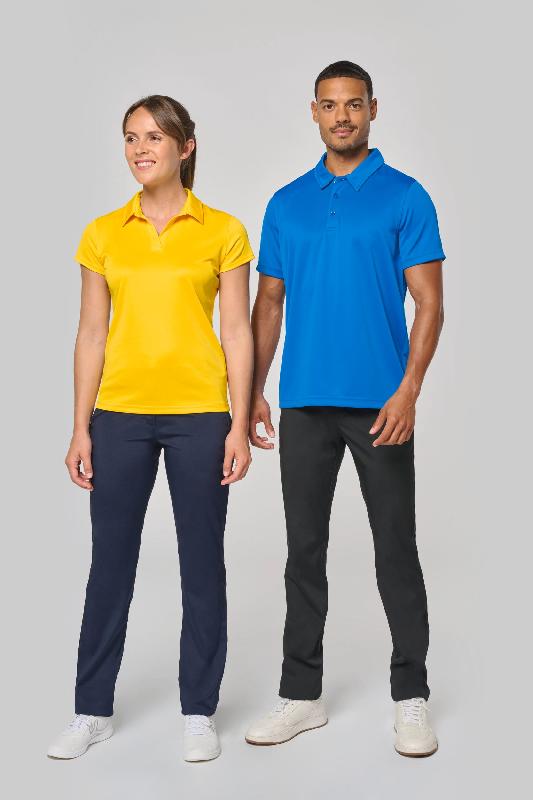 Polo sport manches courtes femme - PROACT - 100% polyester Cool Plus - Réf: PA483_4