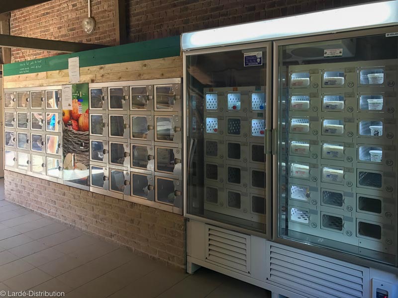 Distributeur automatique à casiers réfrigérés  pour produits laitiers et fromages_4