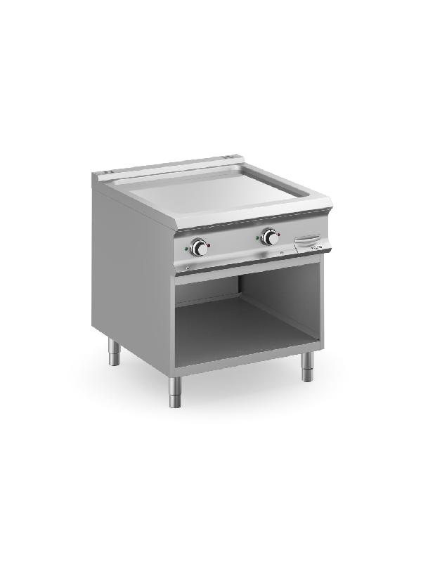 Plancha électrique plaque acier Martin sur placard ouvert MBM - 15 mm - 2x7 Kw_4