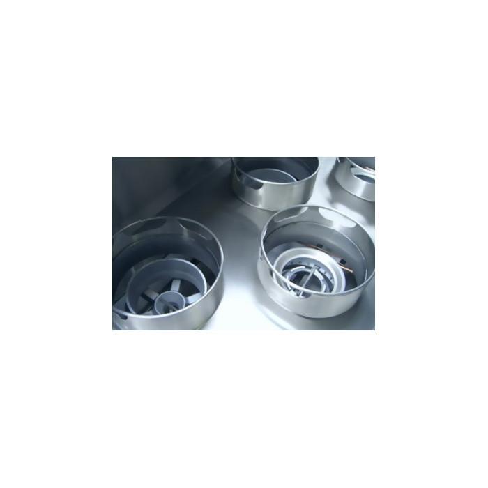 Fourneau wok 5 bruleurs jumbo avec rideau d'eau asia ii cr BERTRAND - jumbo_4