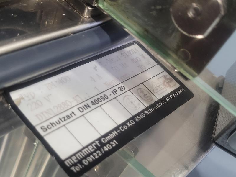 Incubateur / étuve Memmert BM 400 à convection naturelle 70°C_4